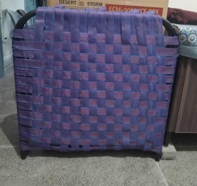 Iron made folding charpai for sale in very good condition