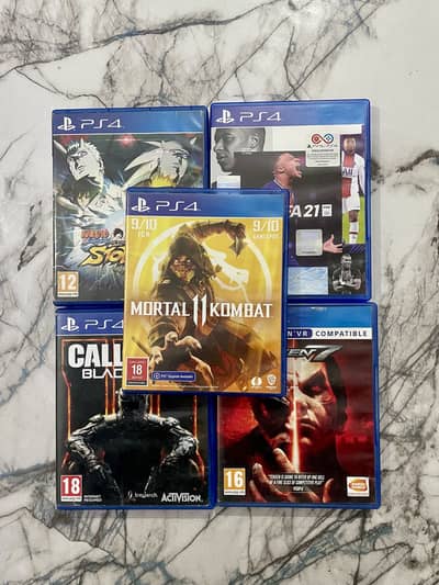 Ps4 Games | No scratch | Almost New
