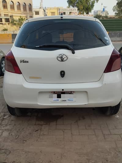 Toyota Vitz Model 2007 Reg. 2012 White Baige Interior Original