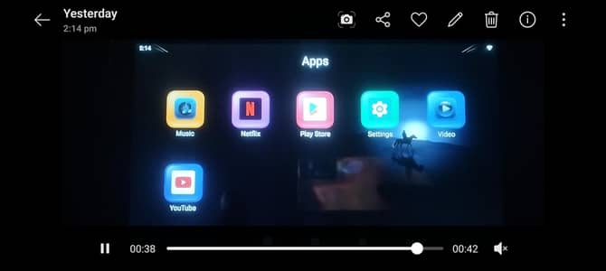 Car Headrest Android LED set