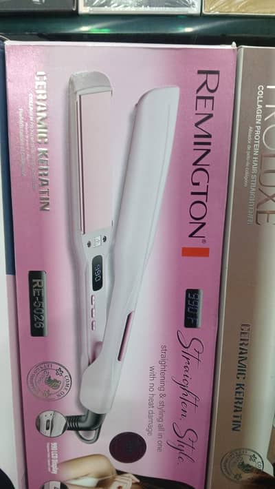 Remington® Ceramic Keratin Hair Straightener – No Heat Damage