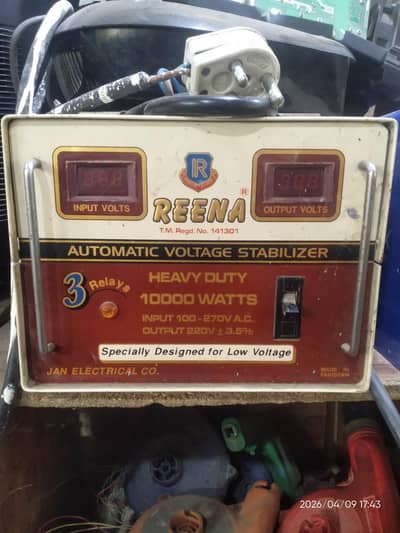 Reena 10000 watt Ac Stabilizer