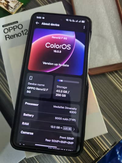 oppo Reno12 F 5G, 12GB, 256GB with box