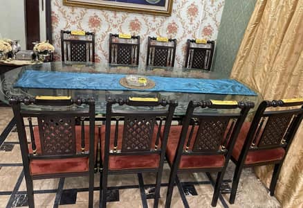 Dining table /shesam dining table/  dinning table with 8 chairs