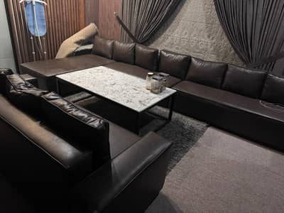 Interwood 7 Seater L Shaped Sofa : Premium Quality - Excellent