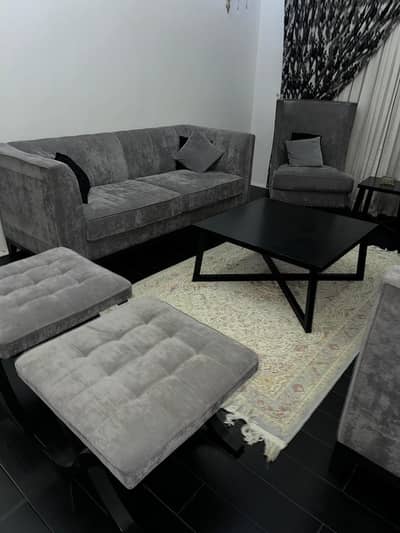 Eight seaters sofa with Table