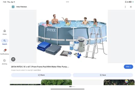 intex 15x42 swimming pool