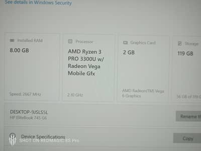 Hp Elitebook 765 G6 10/10 condition no scratch or dent