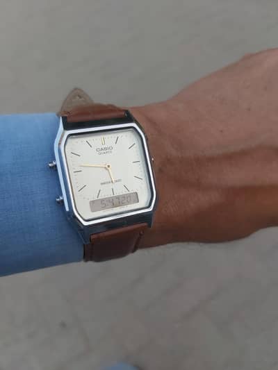 Casio AQ-230A Dual Time Original 100%