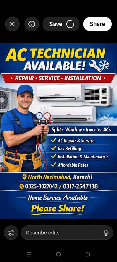 AC repair and installation services