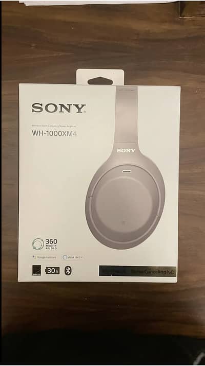 Sony WH-1000XM4s Headphones (Slightly Used) in Platinum Silver