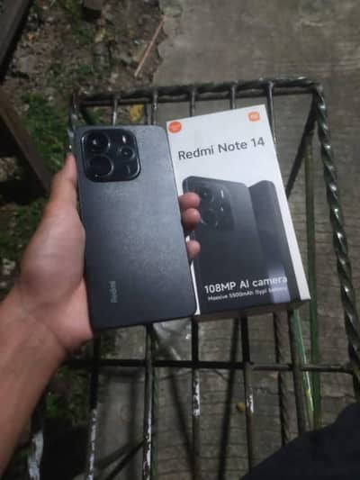 Redmi note 14 8 256GB 10 month warranty left