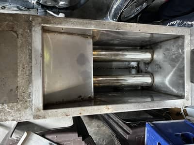 Fast food counter 4ft with hot plate & fryer brand new 16 liter