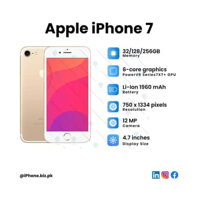 I phone 7    128 GB        . . . . contact :03496162775