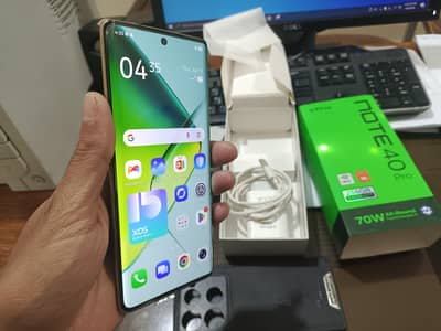 Infinix Note 40 Pro 12+12/256 box Charger