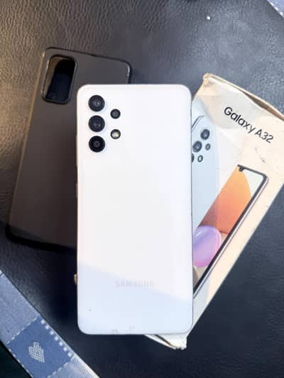 samsung Glaxy A32 PTA approved 6/128  With original Box  with Cover