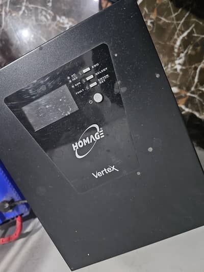 Homage Vertex 1000W solar inverter + Osaka tubular battery