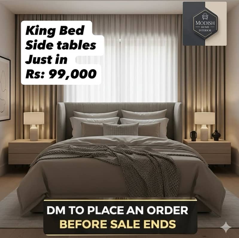 Another satisfied client | Bed set | Side Table & Console Table 2