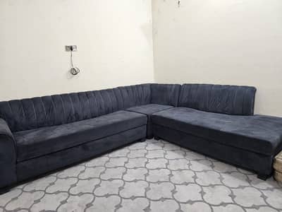 L shape sofa new condition urgent sale