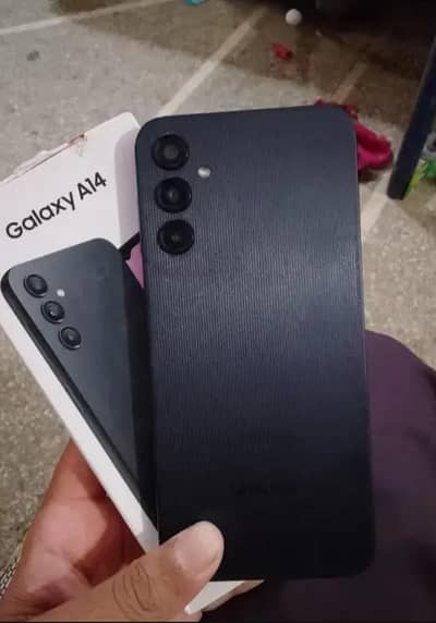 Samsung a14 with box &cable