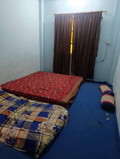 Semi Furnished 1st Floor Available For Bachelors Only