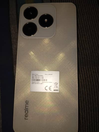 Real me C61 open box mobile panel damage ha