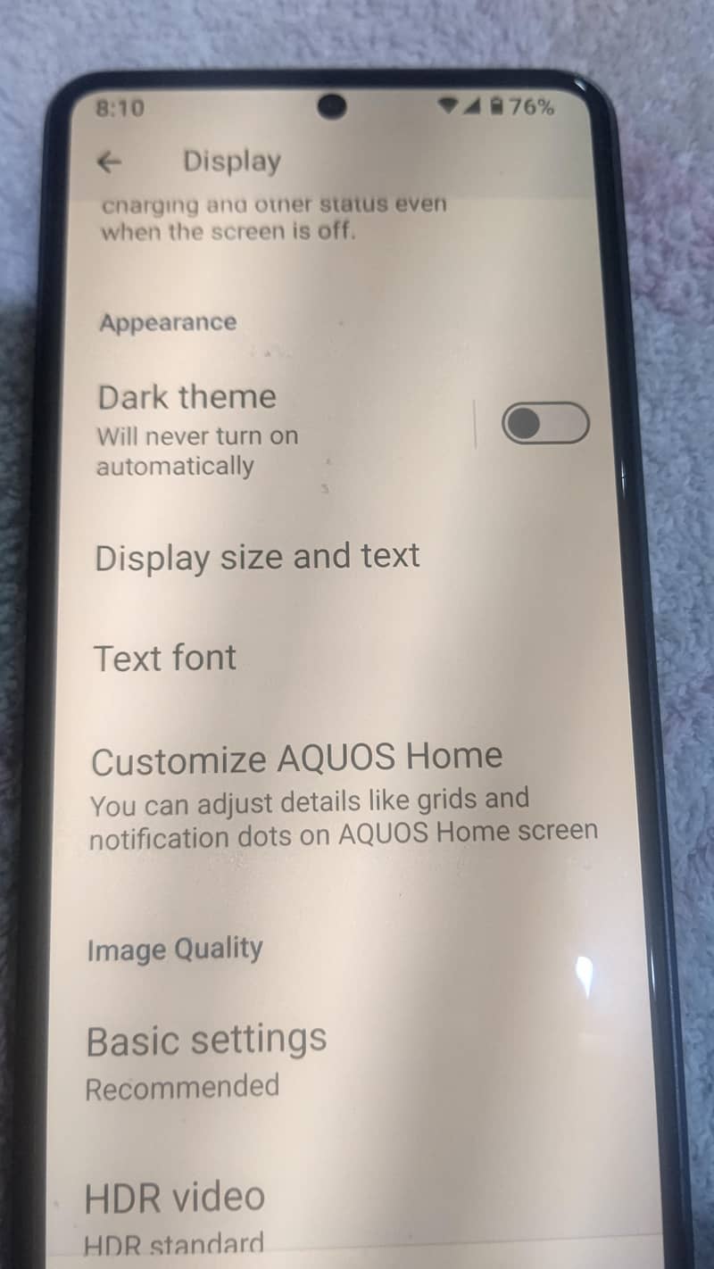 Sharp Aquos R7 5