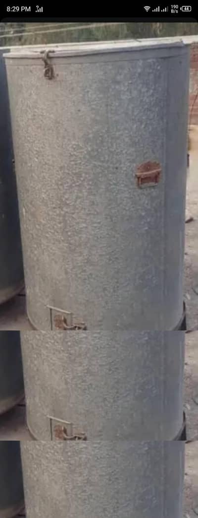 parola. drum. brola. wheat storage