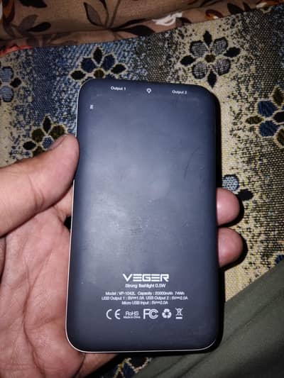 veger power bank 20000Mah with LED light