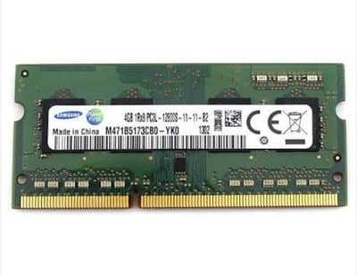 4gb DDR3L 1.35V PC3L-12800 C-11  ram for laptop