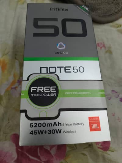 infinix note 50 full box h untouched accessories only some days use