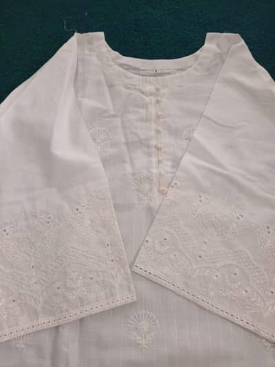 CHICKENKARI BEAUTIFUL WHITE 2 PC