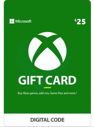 Xbox gift card turkey region (25 tl)