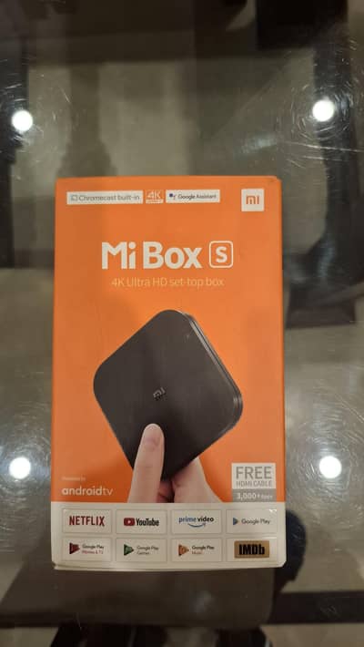 Mi Box S 4K Android TV Box - Chromecast Built-in | Excellent Condition