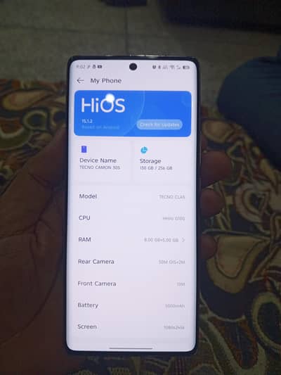 Tecno camon 30s 256gb 8+8gb for sale