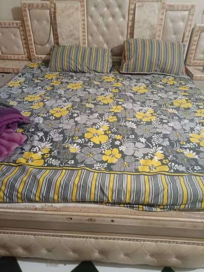 Bed, Cupboard & Divider for Sale