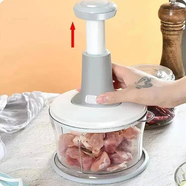 push vegetable cutter multi use kitchen 1