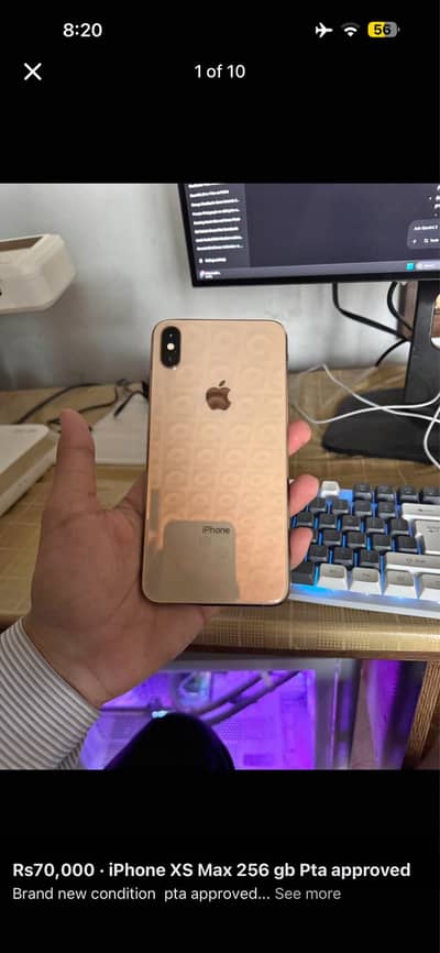 xsmax PTA aprovd 256 gb