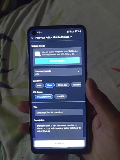 samsung a21s 4 64 pta Alll ok