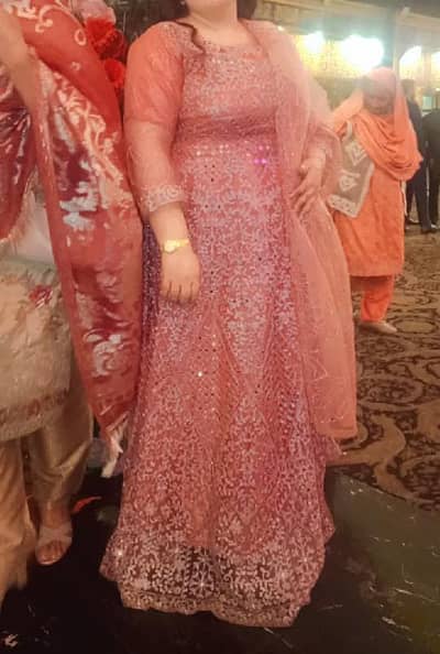 long maxi in pink colour