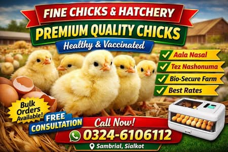 All Type Chicks Available | Day 1 to 30 Days | Healthy & Vaccinated