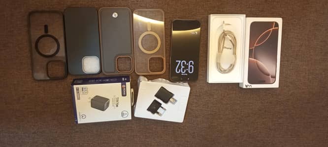 Iphone 16 pro max Non pta Jv 10/11 Cndsn Full box With Ronin  Charger