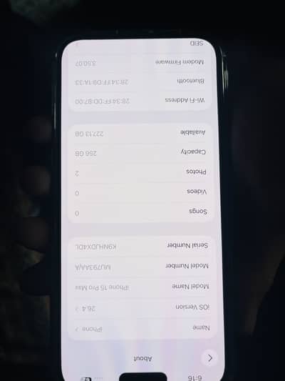 iPhone 15 Pro Max 256GB Non-PTA – Excellent Condition