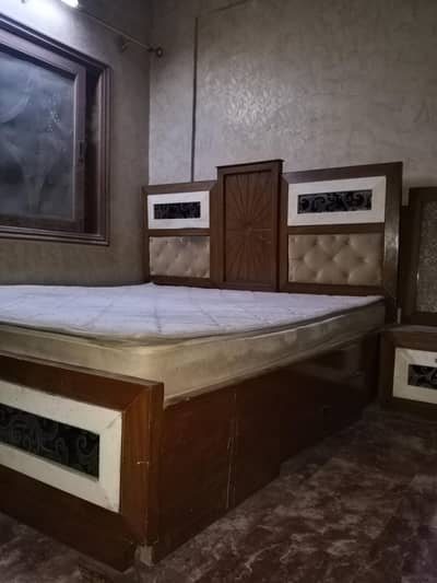 Wooden Bed With Molty foam