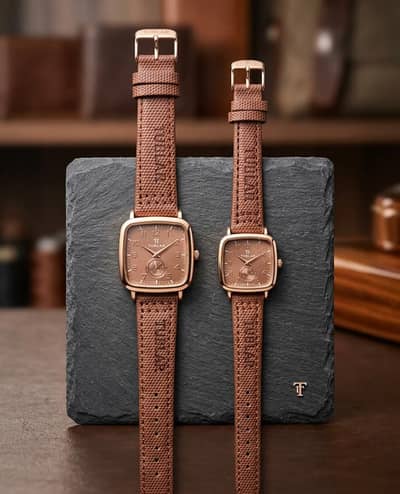 Beautiful couple watches