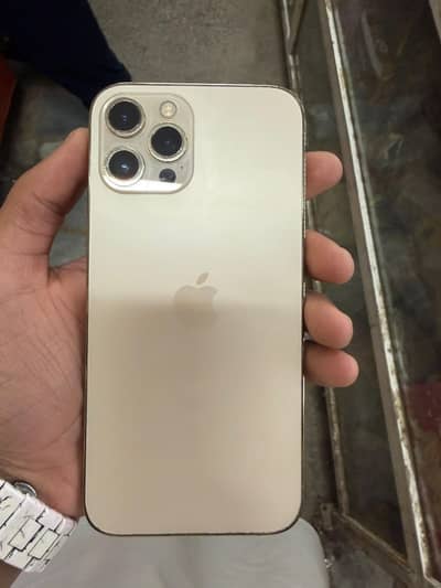 12 pro max full ok 128 gb golden colour 74 bh urgent sale