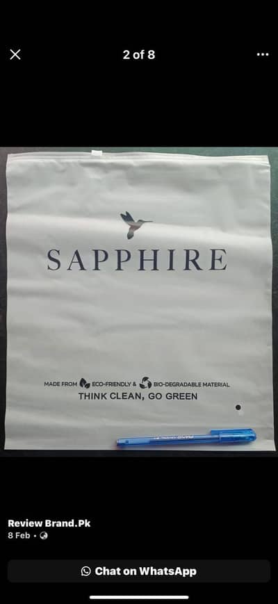 EVA PVA bags and zippers