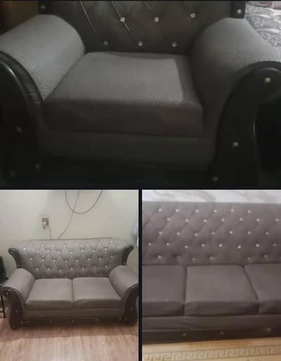 leather Large sofa set