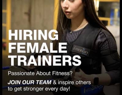 Female fitness trainer