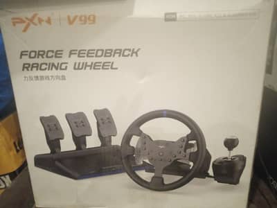 pxn v99 force feedback racing wheel in excellent condition